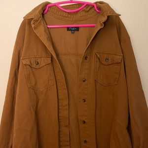 Rue21 Brown Buttoned Jacket